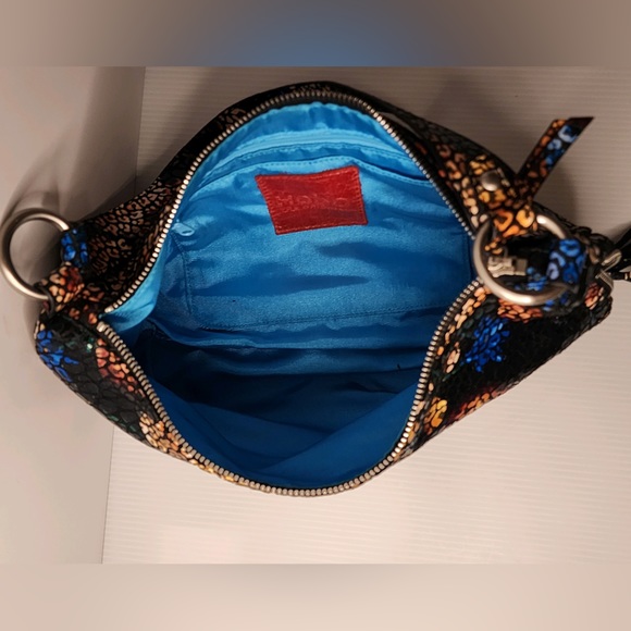 HOBO Bright & Light Genuine Leather Gabor Hydrangea Shoulder Bag Purse - Picture 12 of 15